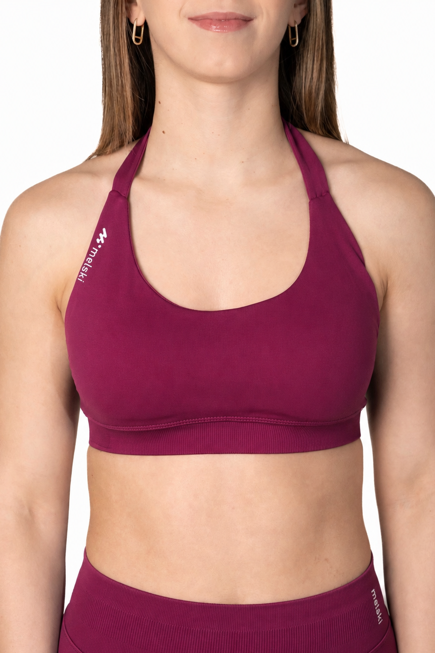 Active Halter bra Winter berry
