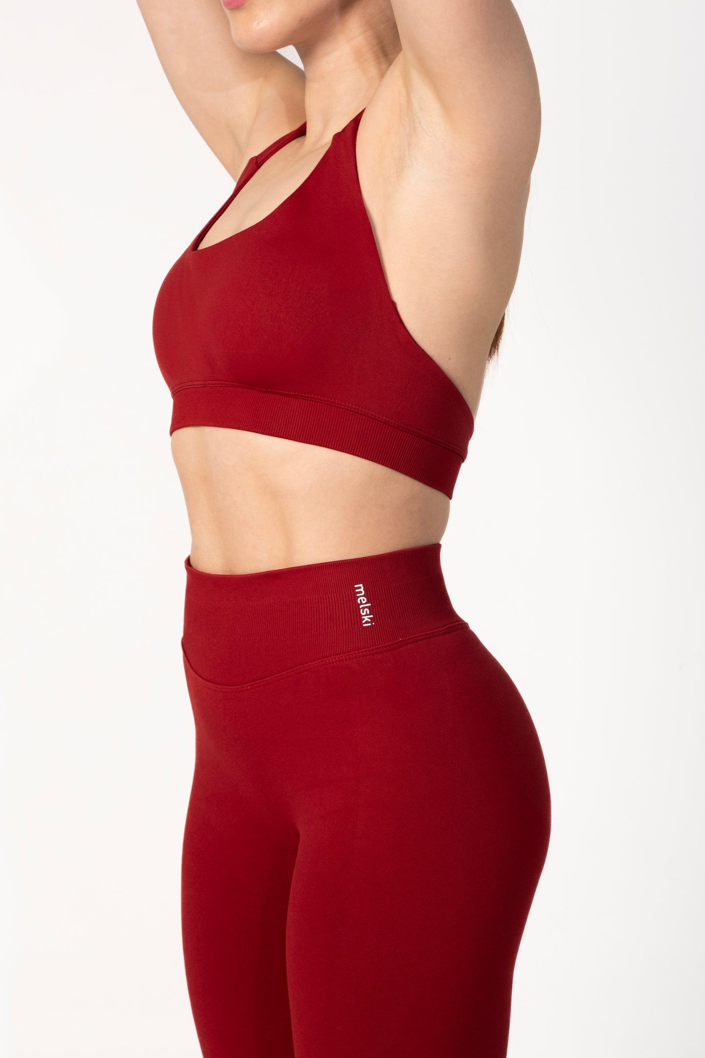 Active Halter Bra Cherry