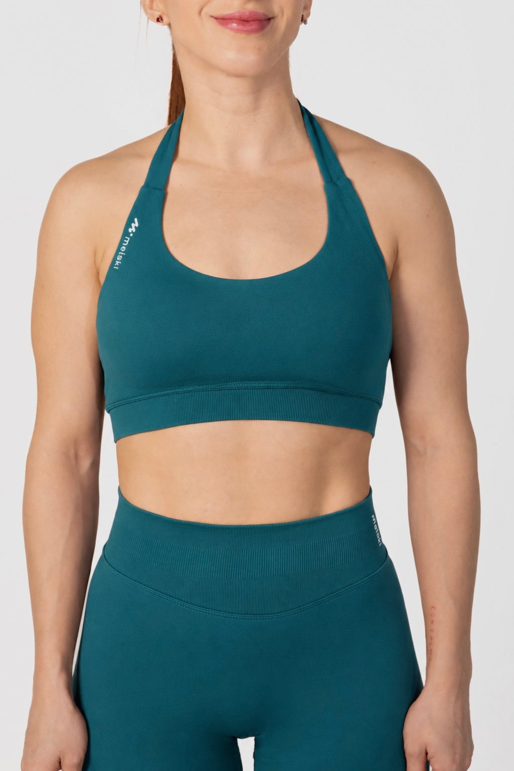 Active Halter bra Forest green