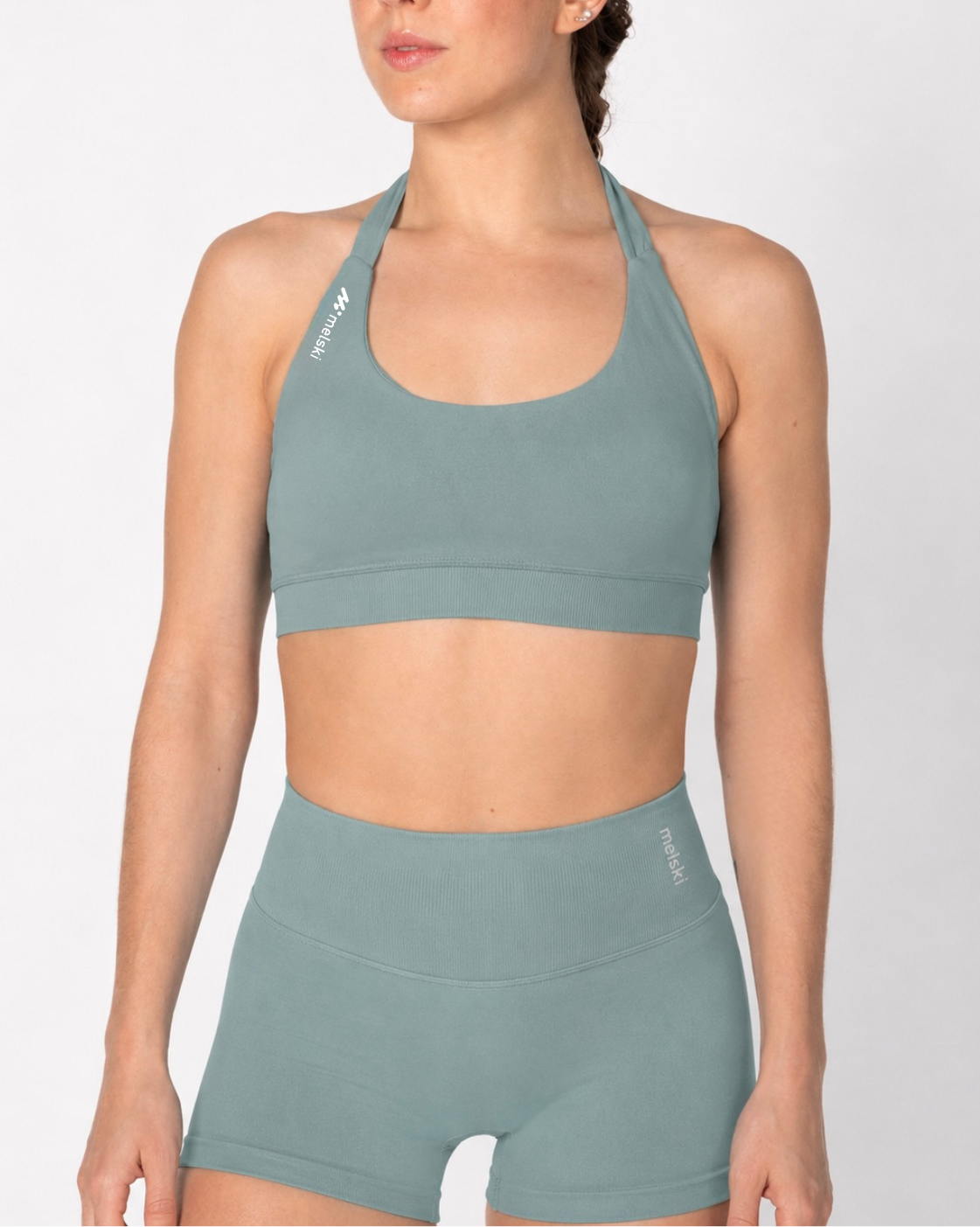 Active Halter bra Aqua soft