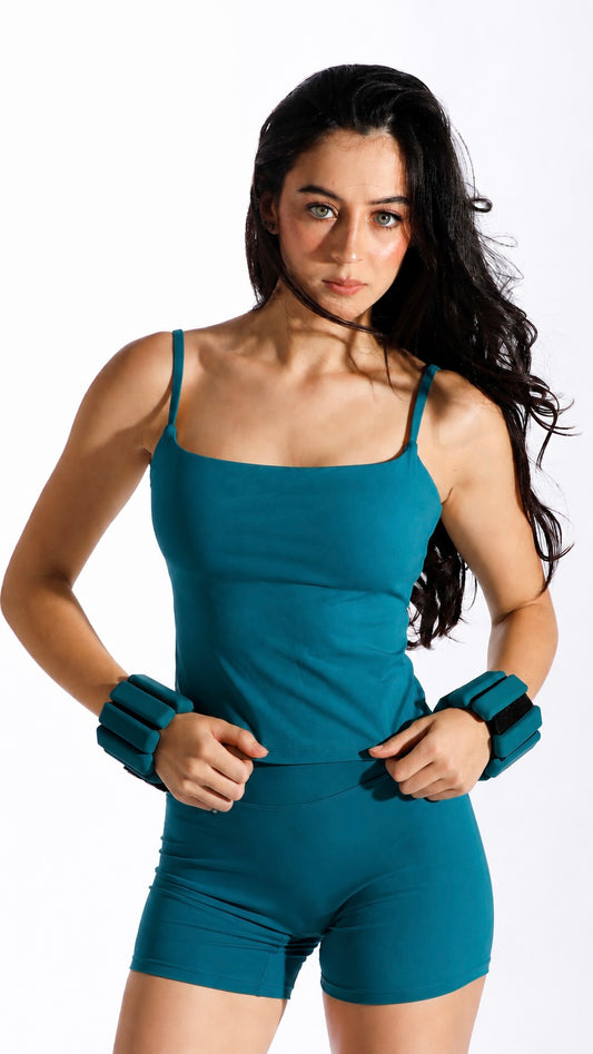 Softsculpt Strappy tank top Ocean Teal