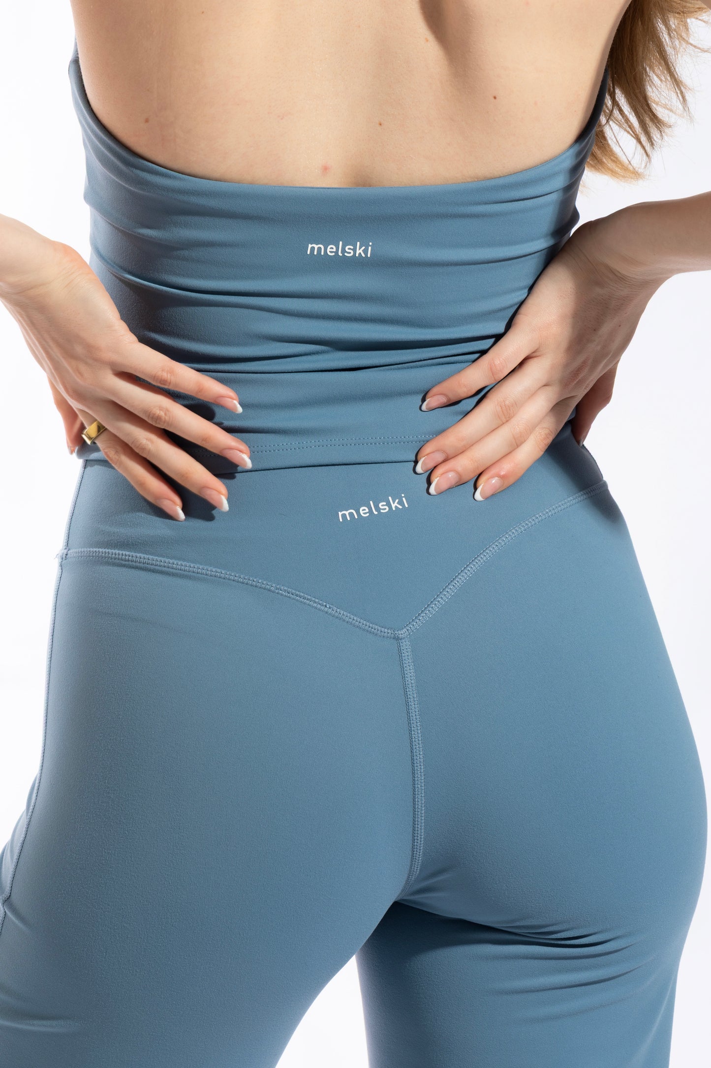 Softsculpt Leggings Flare Blue gray
