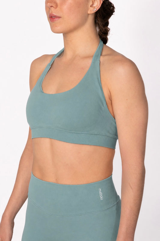 Active Halter bra Aqua soft