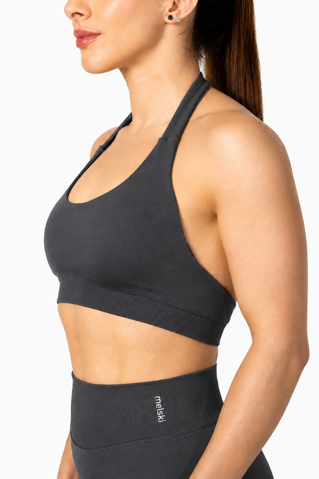Active Halter bra Shark gray