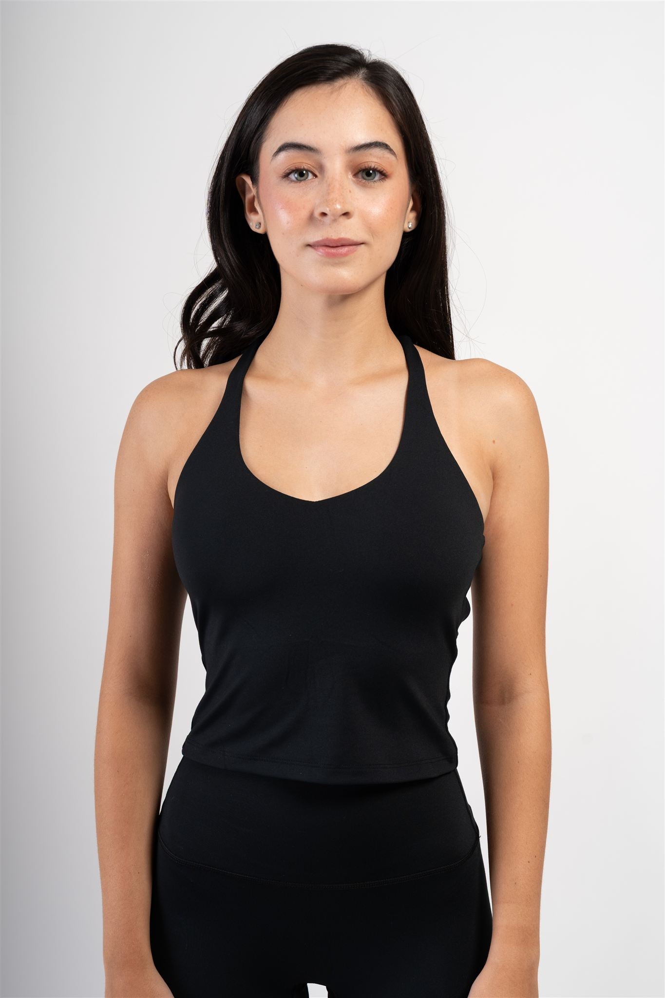 Flawless Cross-Back Top Black